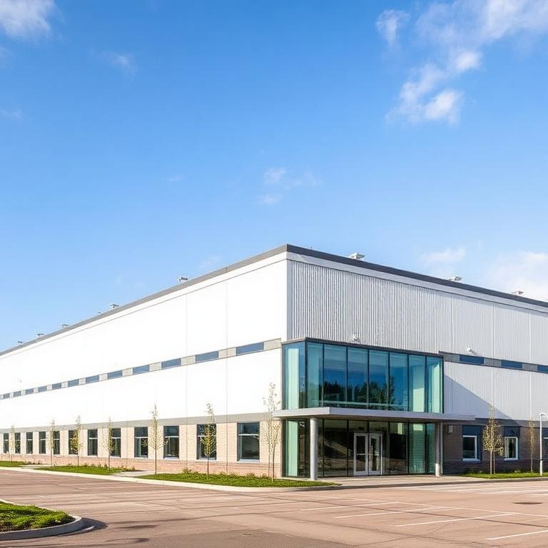 Commercial flat roof system